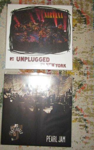 Pearl Jam Unplugged Vinyl Record Store Day And Nirvana Unplugged Vinyl
