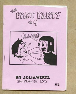 The Fart Party 4 - 2006 Vf,  8.  5 Underground Small Press Julia Wertz Low Print