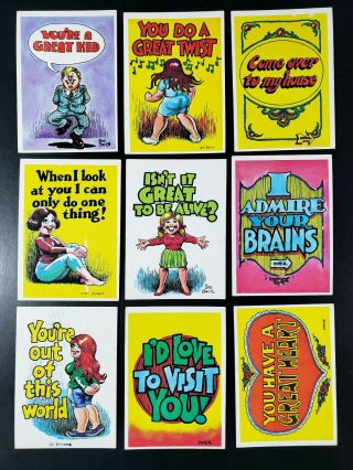 1965 Topps Monster Greeting Cards 34/50 Partial Set, 3