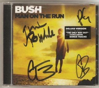 Bush Man On The Run Cd Autographed Amazon Exclusive Mip