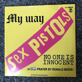 Sex Pistols - My Way - Italian - Purple Wax Re - Issue (clash,  Damned,  Buzzcocks)