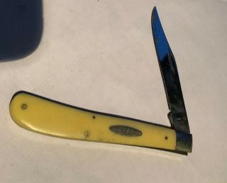 Vintage 1974 Case Xx 6 Dot Slimline Trapper Knife 31048