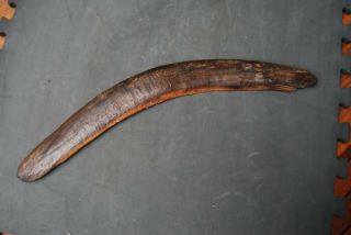 Stone Cut Aboriginal Boomerang 19th Century Southern Australian Museum Quality