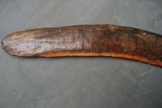 Stone cut Aboriginal boomerang 19th Century Southern Australian MUSEUM QUALITY 3