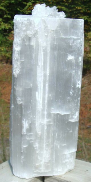 Selenite Log - X - Large - 14 Pounds 15 Ounces - 11 Inches Tall - Unique -