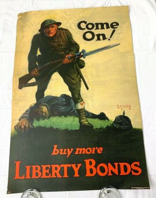 Wwi Us Liberty War Bond Poster 11