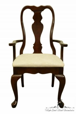 Kincaid Furniture Cherry Mountain Iii Queen Anne Dining Arm Chair 81 - 062