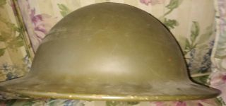 Vintage Wwi Army Military Helmet Doughboy Liner & Strap By Mcdonald Co