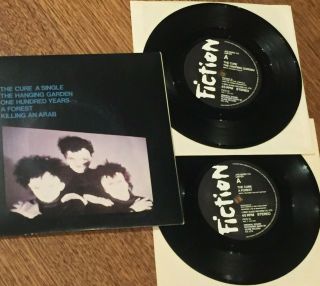 The Cure - Hanging Garden - Rare Uk 2 X 7 " Double Pack / Gatefold Sleeve