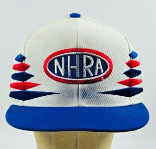 Embroidered Nhra Winston Drag Racing Nationals Vintage Snapback Hat Cap