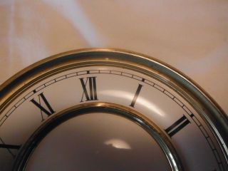German Porcelain Regulator Clock Dial Face Replacement 7 7/8” Diameter 2