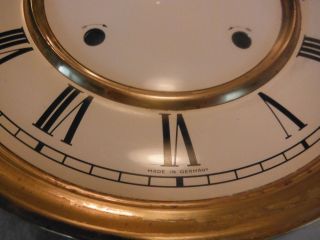 German Porcelain Regulator Clock Dial Face Replacement 7 7/8” Diameter 3