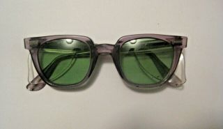 Vintage Norton Tinted Protective Safety Glasses Sunglasses Hippie Punk Style
