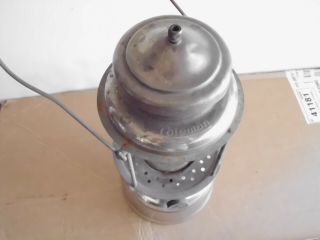 Vintage Coleman Quick Lite Double Mantle Lantern w/Nickel Tank 2