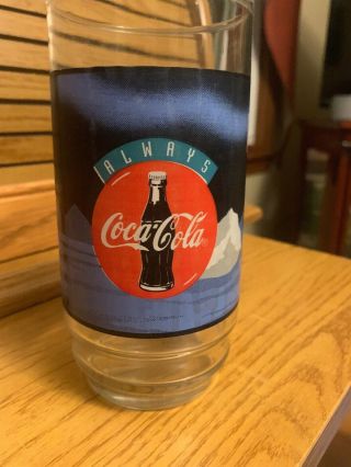 Vintage Coca Cola Polar Bear Always Cool Glass
