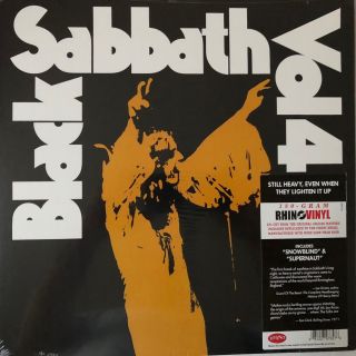 Black Sabbath,  Vol.  4 By Black Sabbath (180g Vinyl Lp),  2011,  2 Discs,  Warner Br