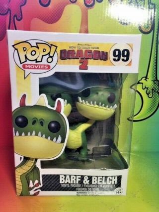 Funko Pop Dreamworks How To Train Your Dragon 2 Barf And Belch -