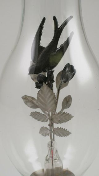 Vintage Aerolux Bird Swallow Dove & Flowers Light Bulb 3