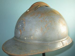 Originl French Infantry M15 Adrian Ww1 Helmet Casque Stahlhelm Casco Elmo 胄 шлем