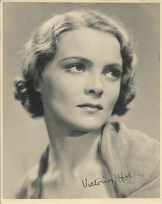 Victoria Hopper (lorna Doone) Hand - Signed 1930s Vintage D/w 10” X 8” Portrait