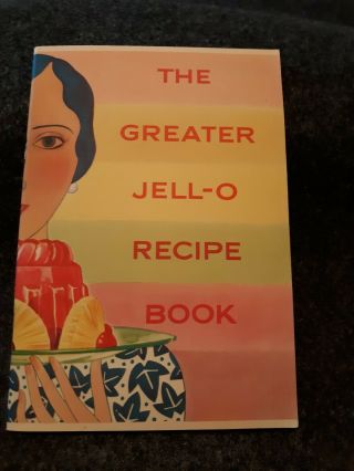 Vintage 1931 The Greater Jell - O Recipe Book Jello Art Deco