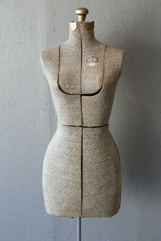 Vintage Acme adjustable Dress Form Size A Mannequin Fashion Sewing Display etc 3
