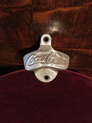 Vintage Starr X Drink Coca - Cola Wall Mount Bottle Opener - Starr X Coke Usa