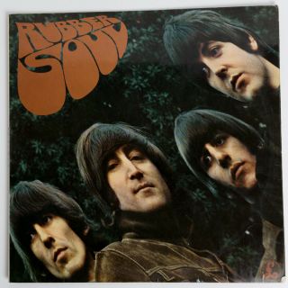 The Beatles - Rubber Soul Lp Vinyl 2nd Uk Pressing Mono Pmc 1267 - 4 / - 4