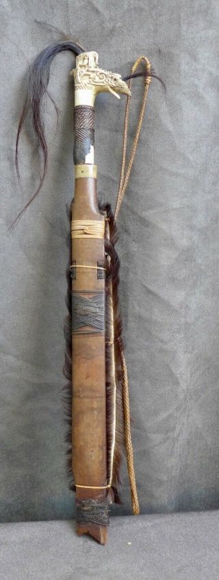 Antique And Quality Head Hunters Sword,  Mandau,  Borneo,  Indonesia