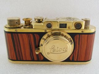 Leica 2 (d) Olympiada Berlin 1936 Wwii Vintage Russia (fed) Gold Camera
