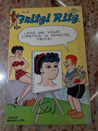 Fritzi Ritz No 36 Ernie Bushmiller United Comics Golden Age Comic 1954