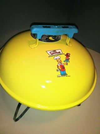 The Simpsons Portable Weber Charcoal Grill 10th Anniversary Ltd Ed Vintage