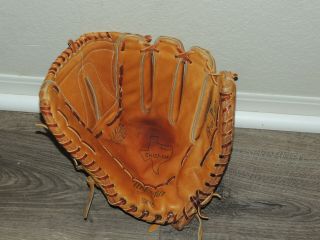 Vintage Nokona Pro Line Bmac Chief - Tan Leather Baseball Glove Mitt 12 " Sharp