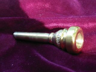 Vintage Rudy Muck 13 - C Trumpet Mouthpiece Cushion Rim 24ct Gold Plated
