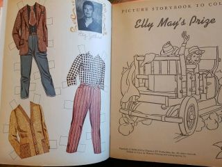 BEVERLY HILLBILLIES CUT - OUTS Rare Paper Doll & Coloring Book INTACT UNCUT EXLNT 3