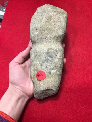 MLC 996 7 3/4 Big Full Grooved Stone Axe Artifact Old Relic X Ron Arnold PA 2