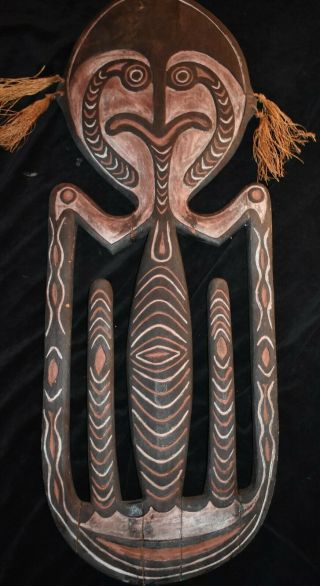 Orig $399 - Papua Guinea Ritualskull Hook 1900s 35in Prov