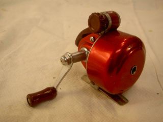 Old Vintage Casting Fishing Reel Pflueger Saturn 84 Push Button 4 Lure Bait