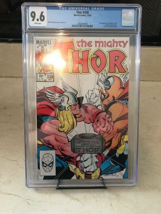 The Mighty Thor 338 Cgc 9.  6