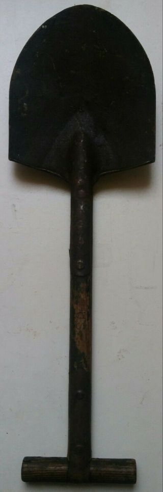 Ww1 Army Us Trench Shovel M1910 T - Handle Entrenching Tool Wwi