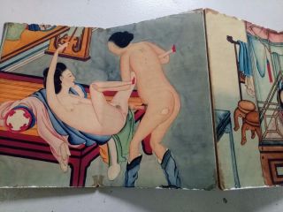 Ancient Painting Shunga Artistic Erotic Viusal Painting Book Nr211