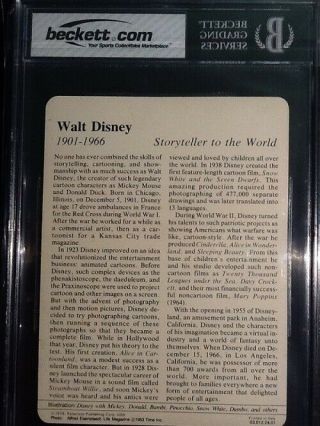 Beckett 8 NM - Walt Disney Panarizon Entertainment 24 - 01 Dated 1979 2