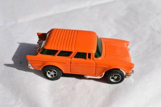 Vintage Aurora Afx Ho Slot Car Orange 