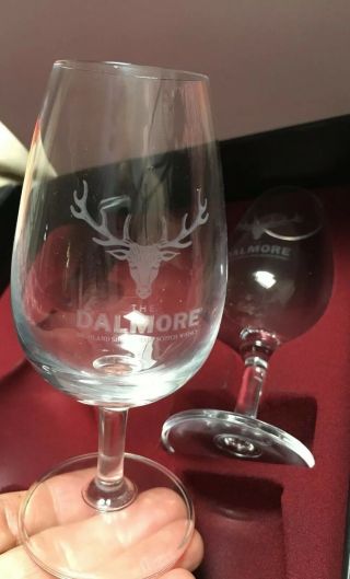 Dalmore Set Of 2: Copita Nosing Scotch Malt Whisky Glasses