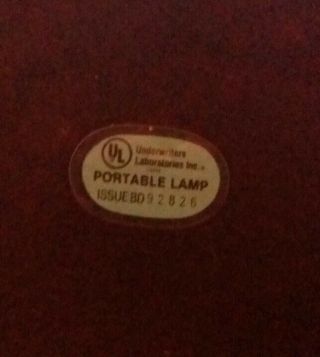 Vintage Underwriter Laboratories Portable Brass Piano Desk Lamp 2