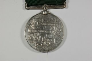 George V VOLUNTEER FORCE LONG SERVICE MEDAL Named WW1 ERA 3