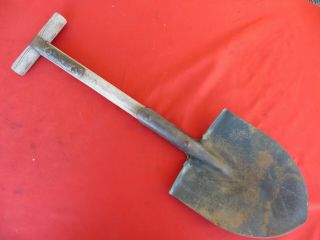 Vintage Wwi Era Us Military ? T Handle Shovel Entrenching Tool Unmarked 1523