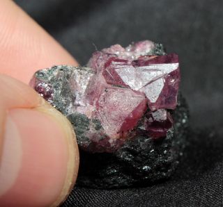 Raspberry Red Ruby Crystals In Matrix From Winza,  Tanzania - 24.  5 Grams