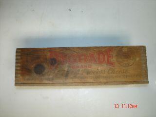 Vintage 9 " Hygrade Brand Pasteurized Process Cheese Box / Crate York City