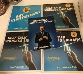Vintage 1985 Self - Talk Success Library Shad Helmstetter Cassette Tapes Complete
